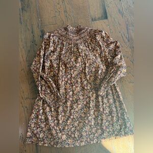 Doen brown cotton dress.  Size small.
